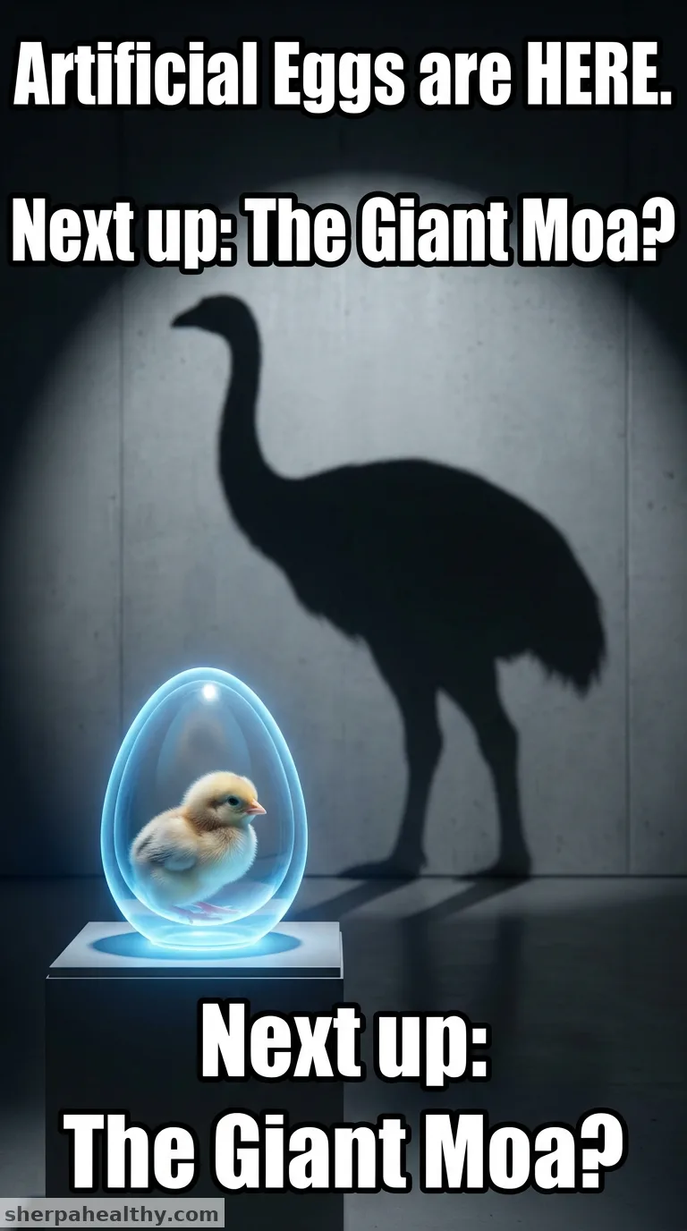 Colossal Biosciences Successfully Hatches First Chicks From Artificial Eggs. Designed To Be Size Scalable, Could It One Day Grow A Moa?