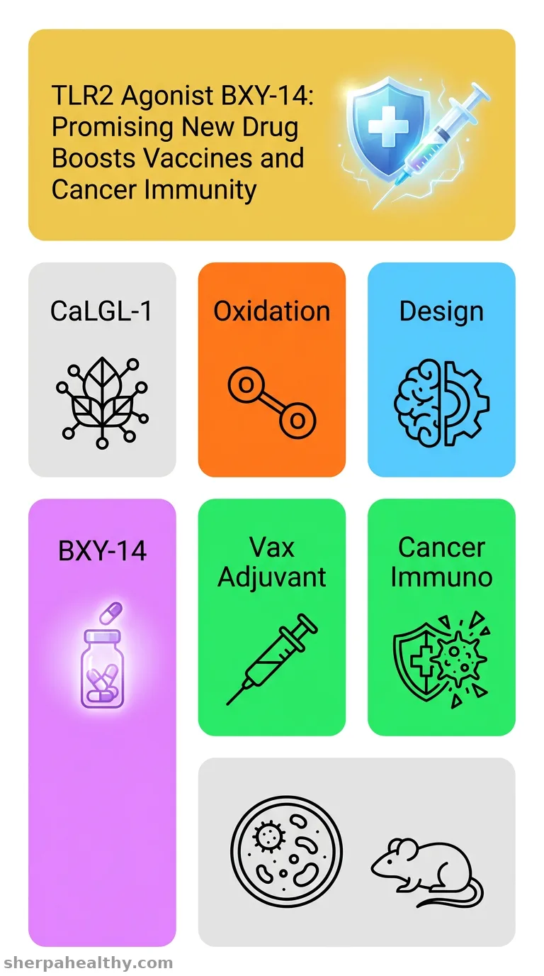 From Functional Group and Metabolite Analysis to Rational Design: Discovery of BXY-14 as a Highly Potent TLR2 Agonist with Enhanced Vaccine Adjuvants and Cancer Immunotherapy.