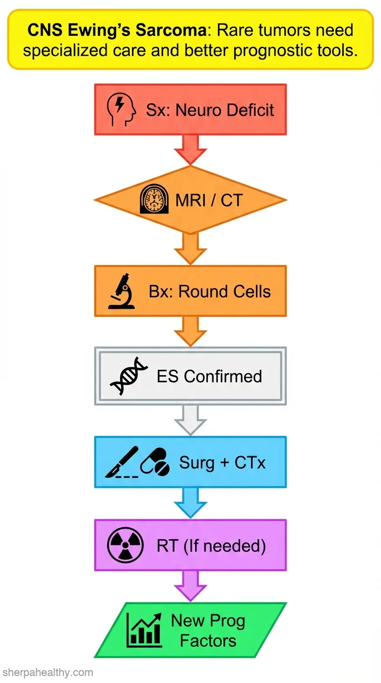 Primary Ewing's sarcoma affecting the central nervous system: a review and proposed prognostic considerations.