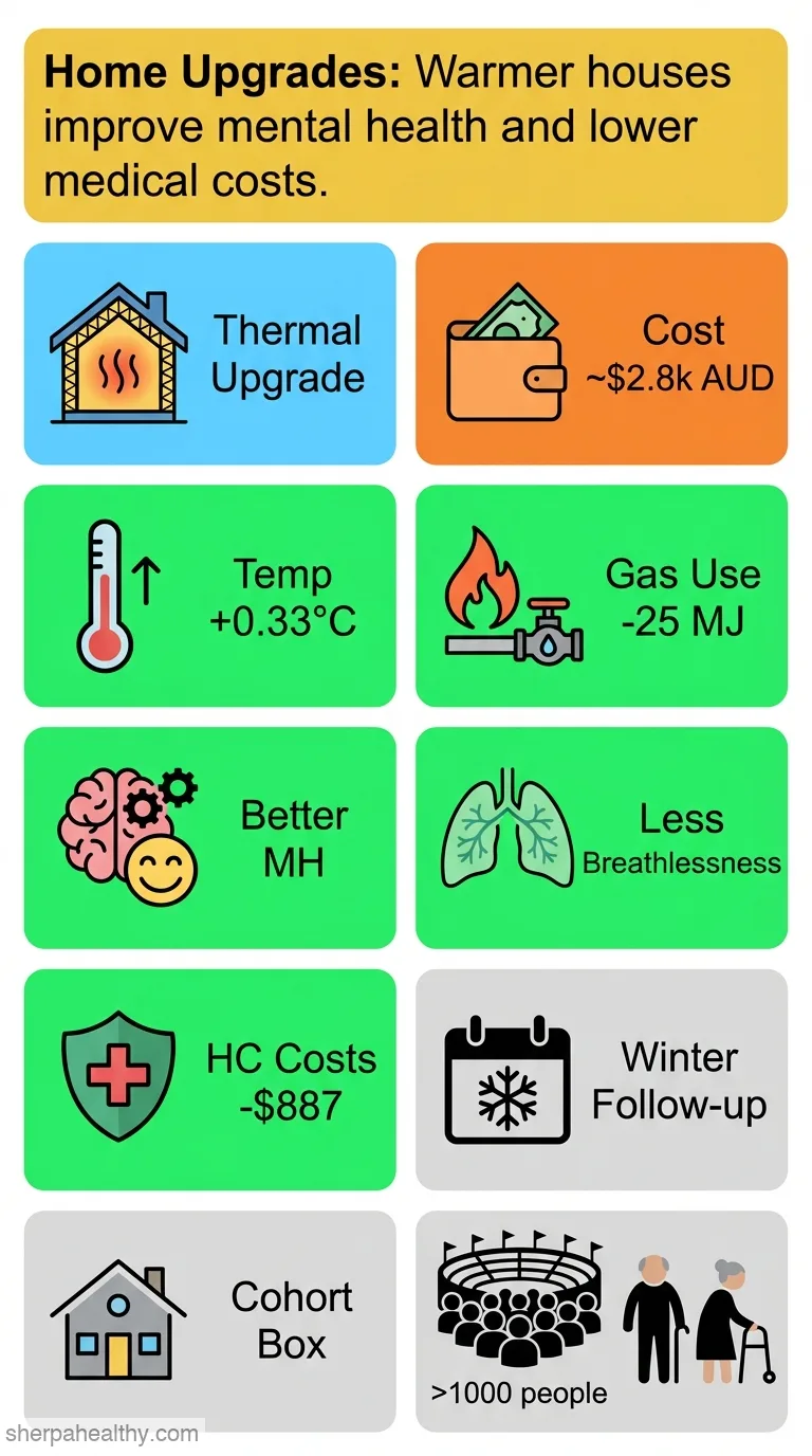 Outcomes from the Victorian Healthy Homes Program: a randomised control trial of home energy upgrades.