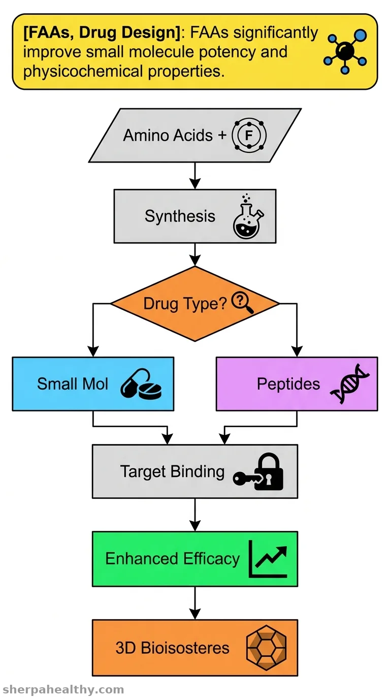 Utilization of fluorinated α-amino acids in small molecule drug design.