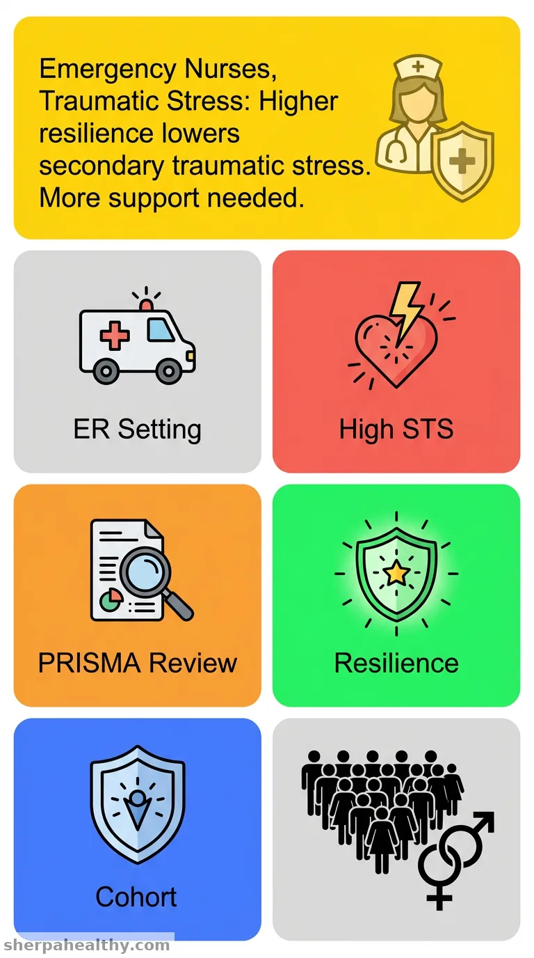 Investigation of the Effect of Secondary Traumatic Stress on Psychological Resilience in Emergency Nurses: A Systematic Review.