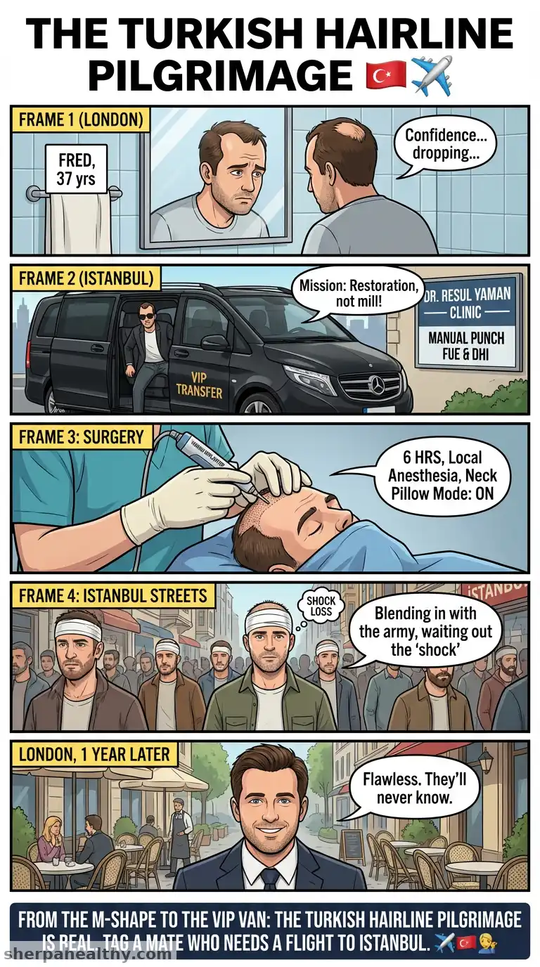 What It's Really Like to Get a Hair Transplant in Turkey