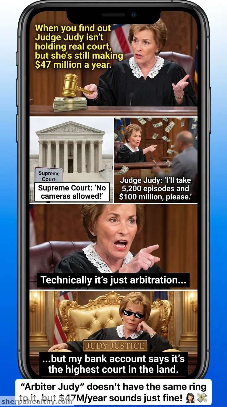 Judge Judy earned $47 million per year.