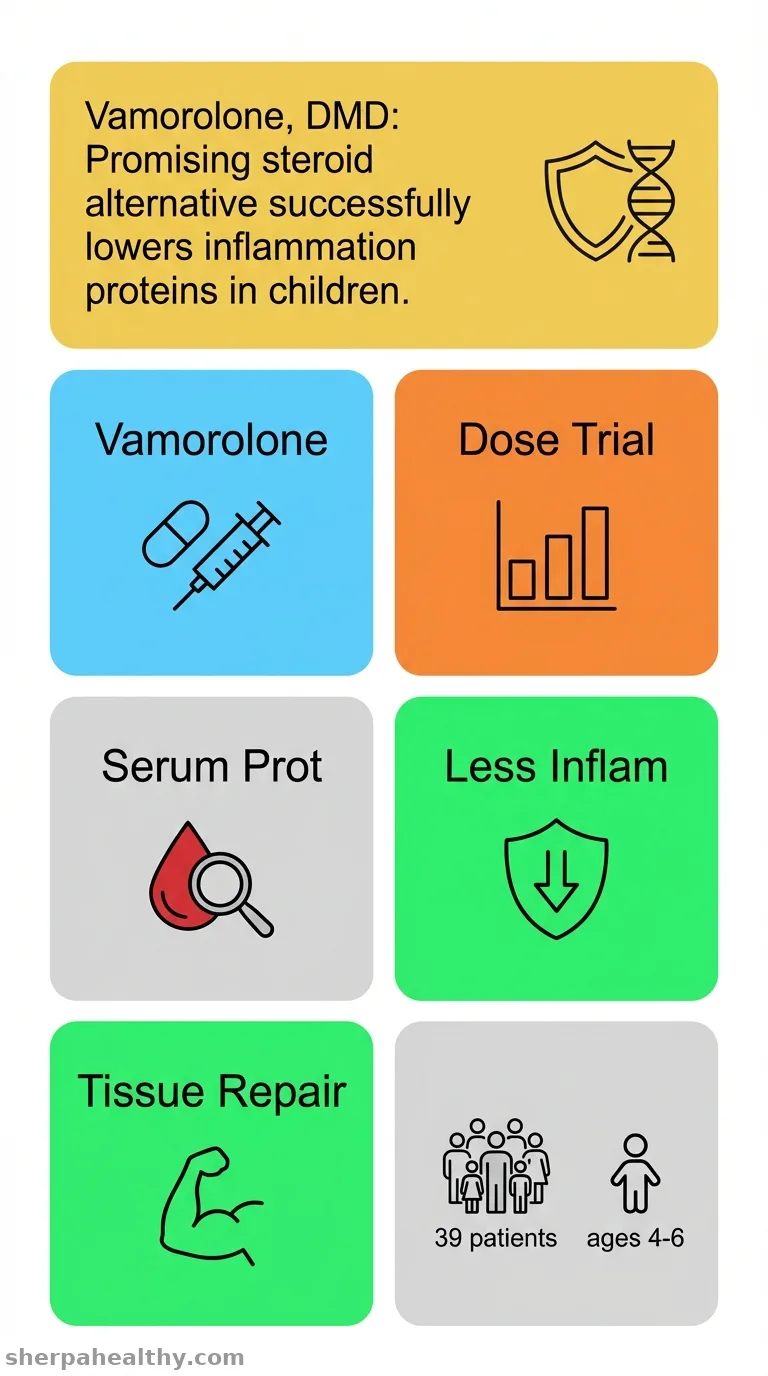 Exposure-response of serum biomarkers to vamorolone, a dissociative corticosteroidal anti-inflammatory drug, in 4- to <7-year children.