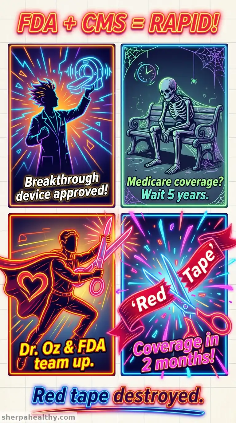 CMS, FDA unveil speedier Medicare coverage pathway for breakthrough devices