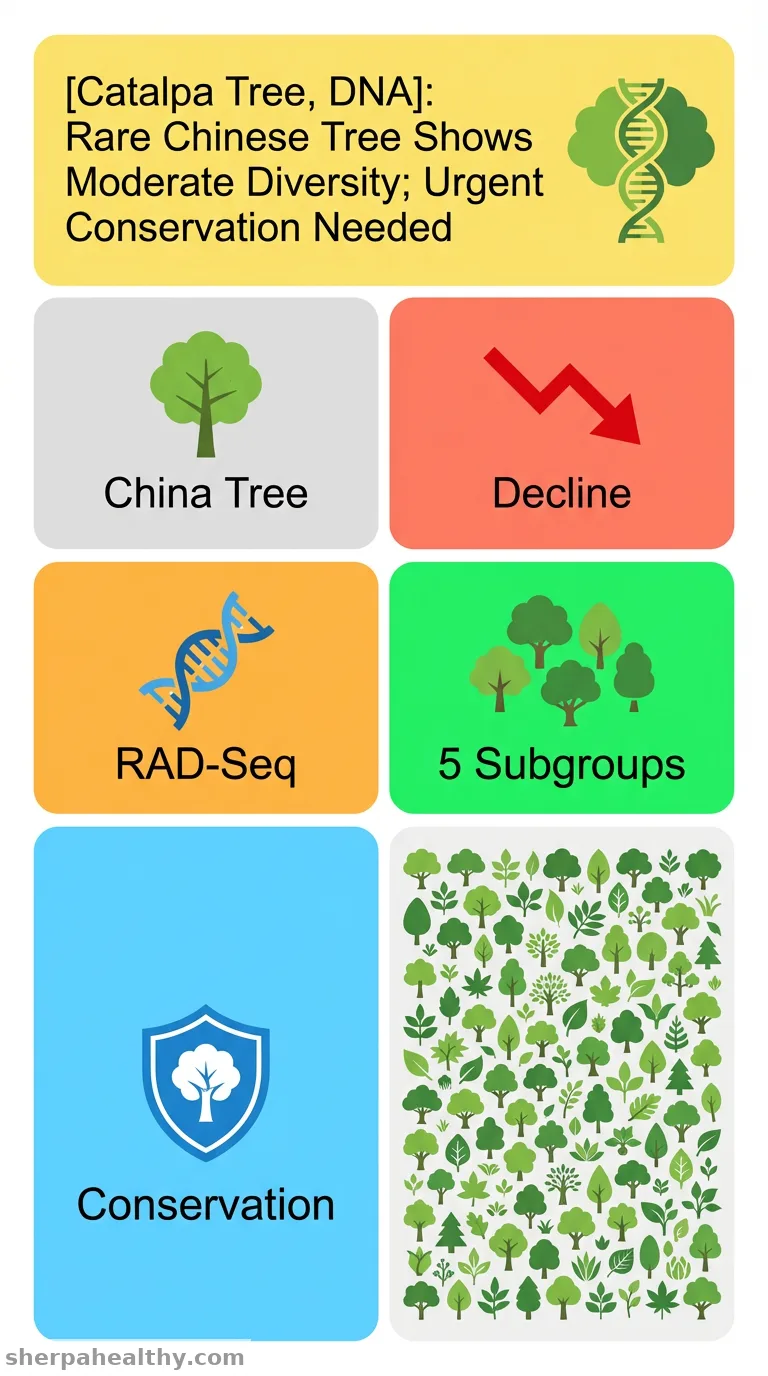Genetic structure and conservation relevance in the narrowly distributed tree Catalpa huangxin revealed by RAD-Seq.