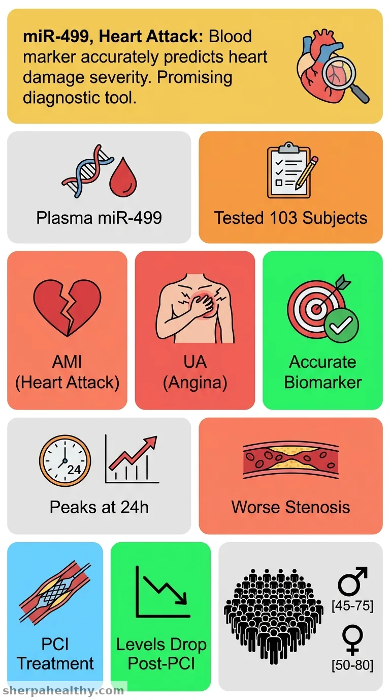 Kinetics of plasma microRNA-499 expression in acute myocardial infarction.