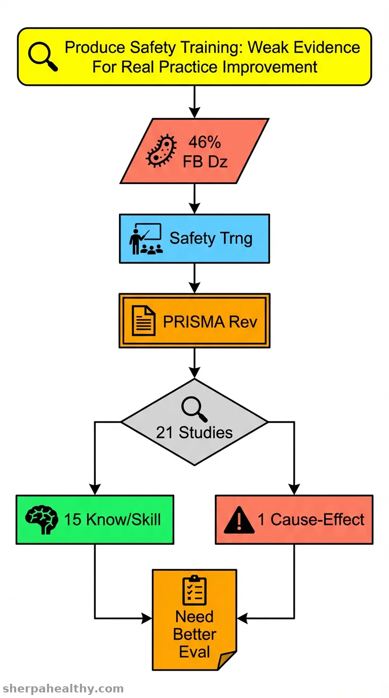 A Systematic Literature Review of Produce Safety Training Research: Do We Know What Works?