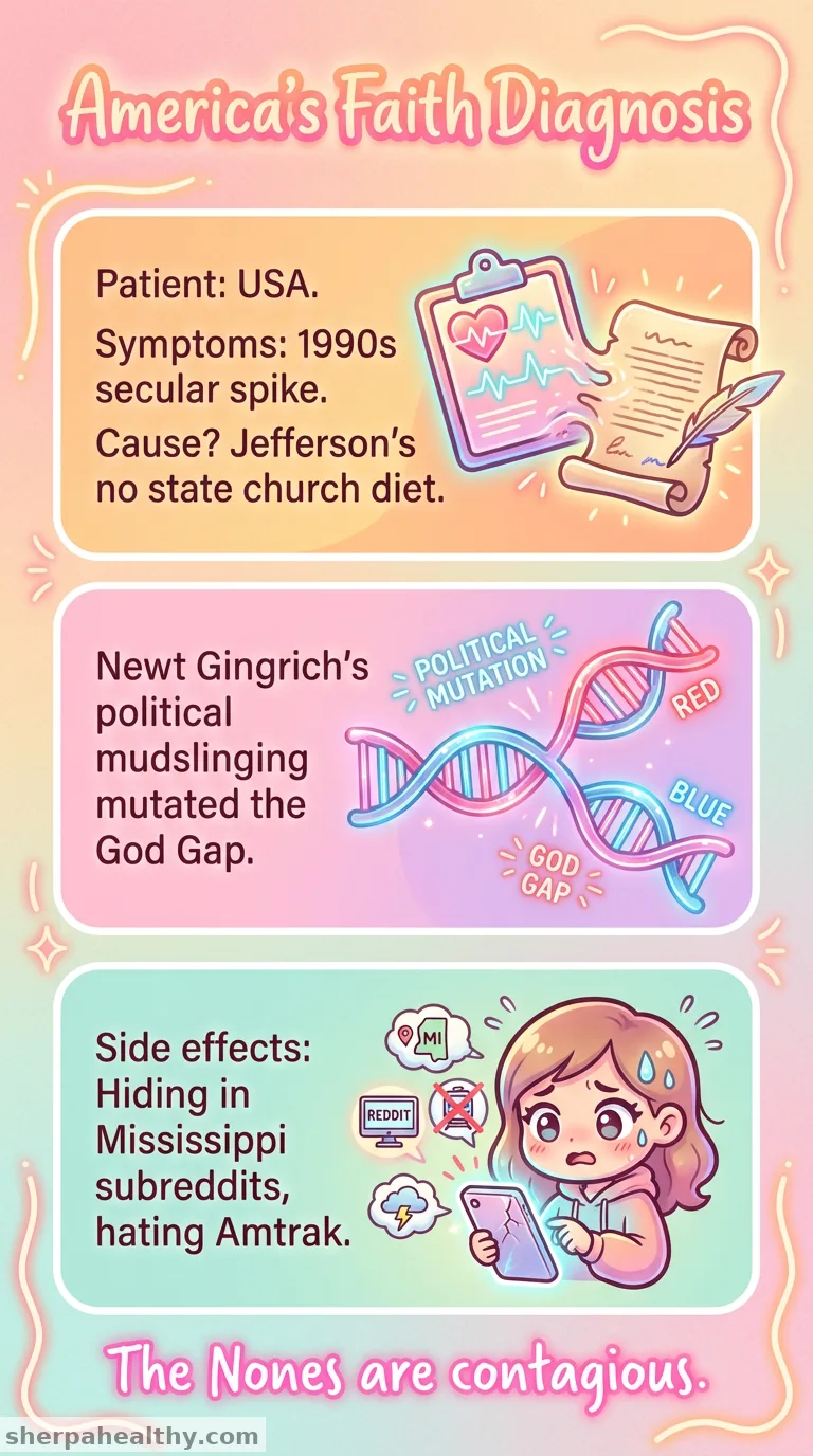 America’s Religious Revival Is a Mirage