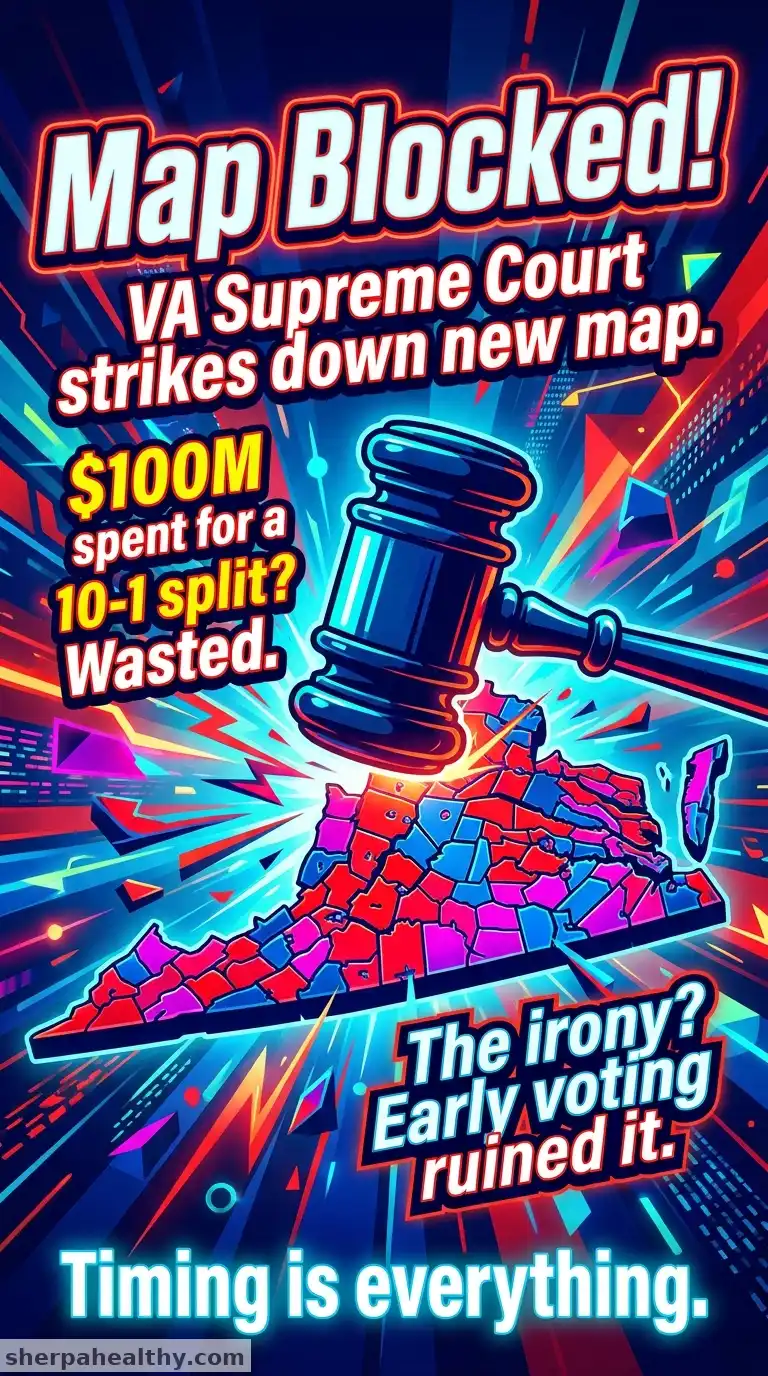 Virginia Supreme Court blocks redistricting referendum and invalidates new congressional map