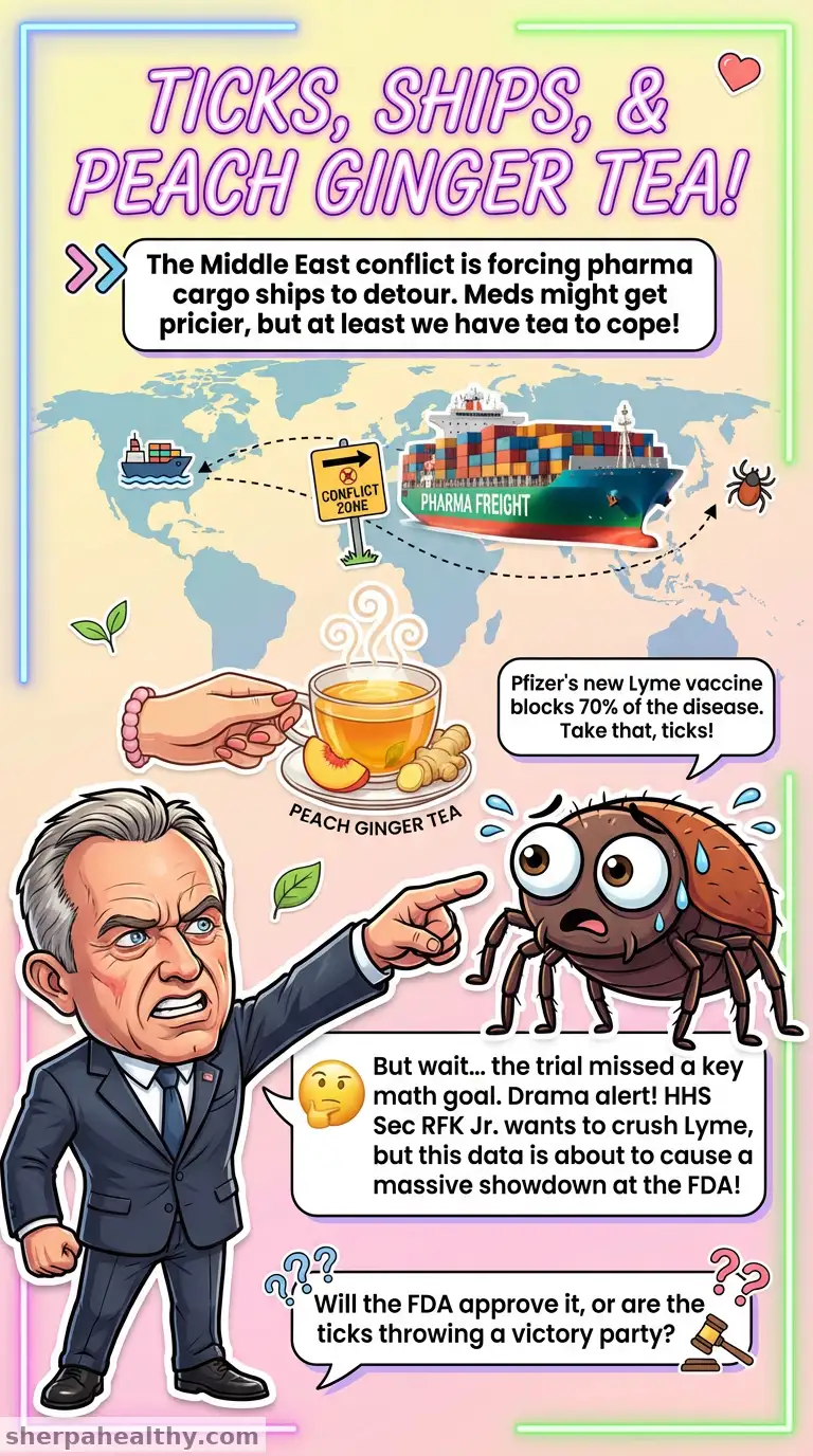 Pharmalittle: We're reading about Iran war's impact on pharma supply chain, a Pfizer Lyme vaccine, and more