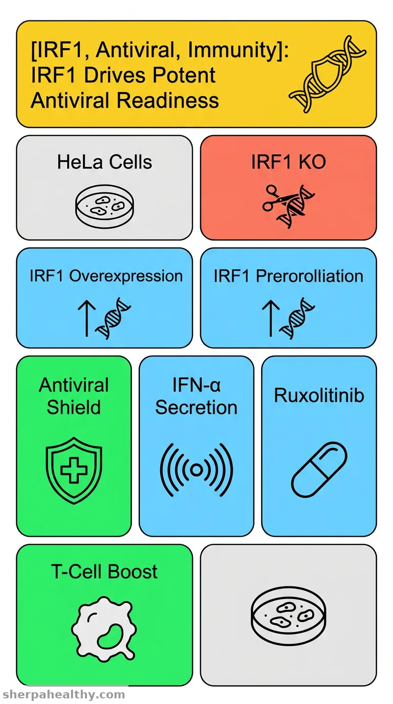 IRF1 is a context-dependent homeostatic gatekeeper of basal immunity and antiviral readiness.
