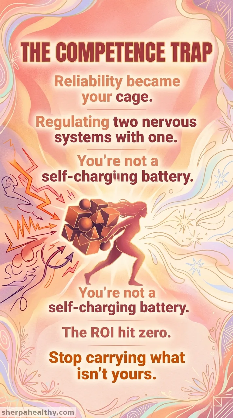 Emotional over-functioning drives the competence trap