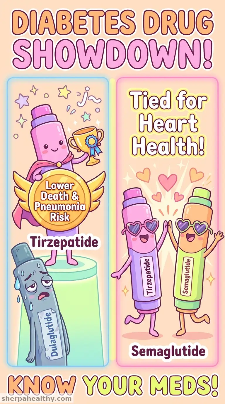 Tirzepatide Associated With Lower Mortality Risk Than Dulaglutide in T2D