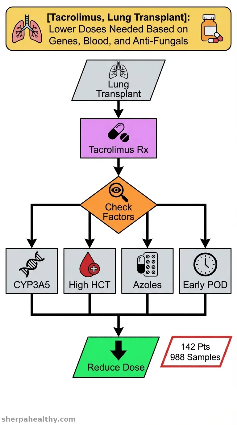 Population pharmacokinetic characteristics of tacrolimus in Chinese lung transplant recipients and optimisation of dosing regimen during the early post-transplantation phase.