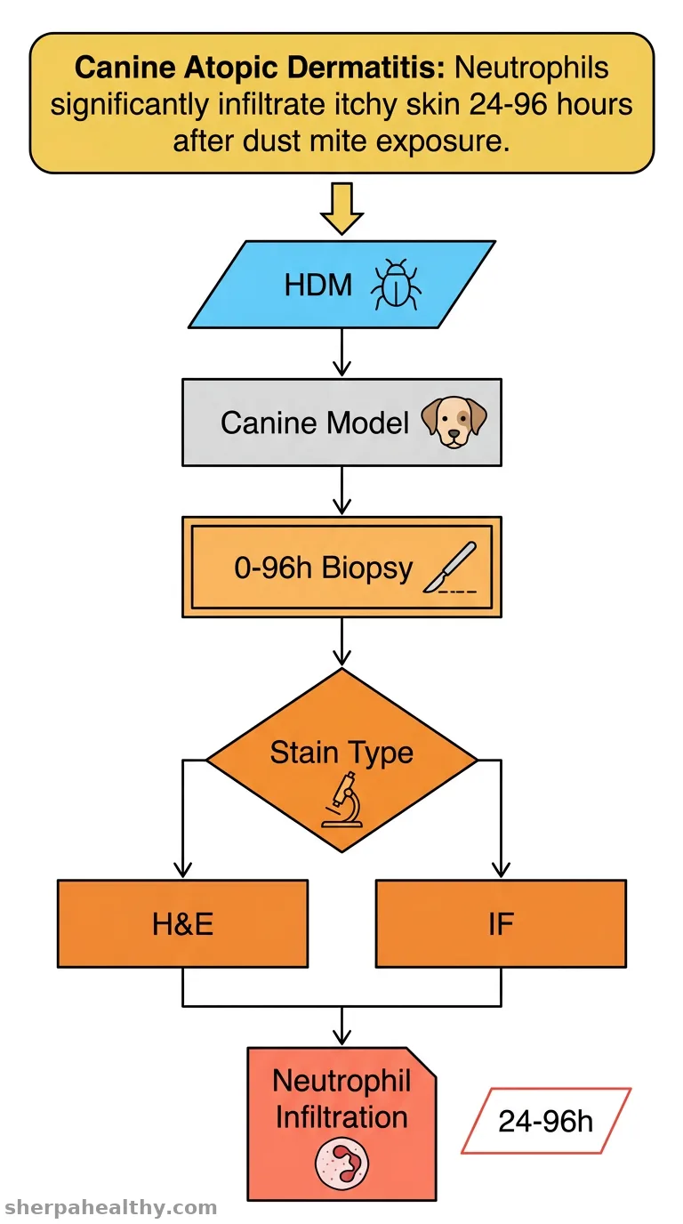 Investigation of neutrophil infiltration in the acute canine atopic dermatitis model.