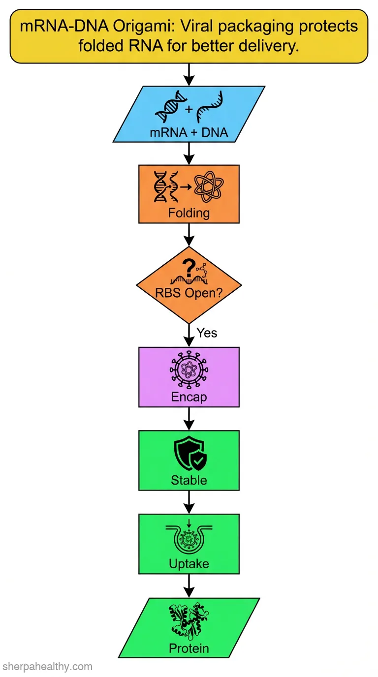 Folding of mRNA-DNA Origami for Controlled Translation and Viral Vector Packaging.