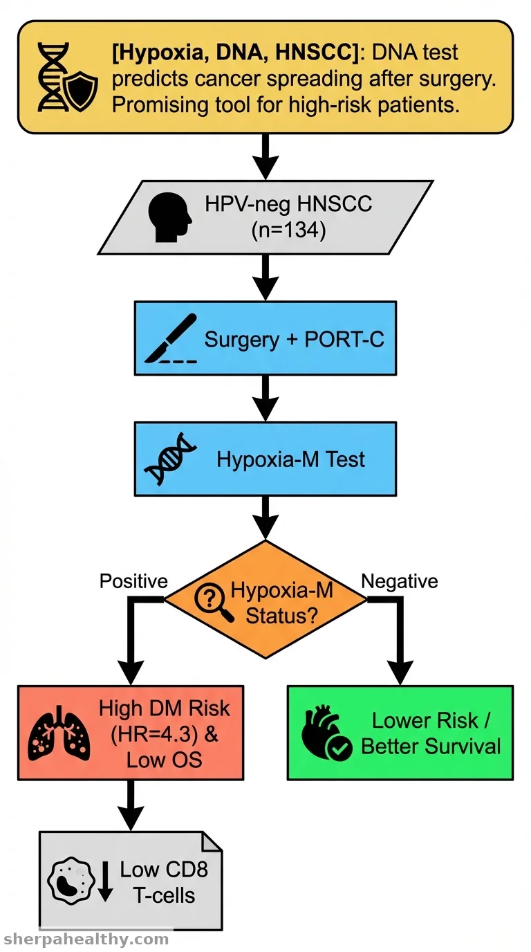 A tumor DNA-Methylome derived signature of Hypoxia Identifies HPV-negative head and neck cancer patients at risk for distant metastasis after postoperative radiochemotherapy (PORT-C).