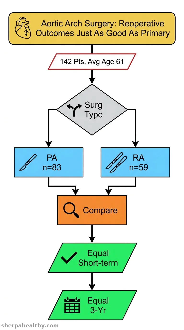 Outcomes of Primary vs Reoperative Aortic Arch Surgery.
