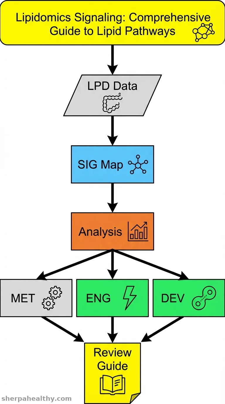 Signaling pathways shaping the field of lipidomics.