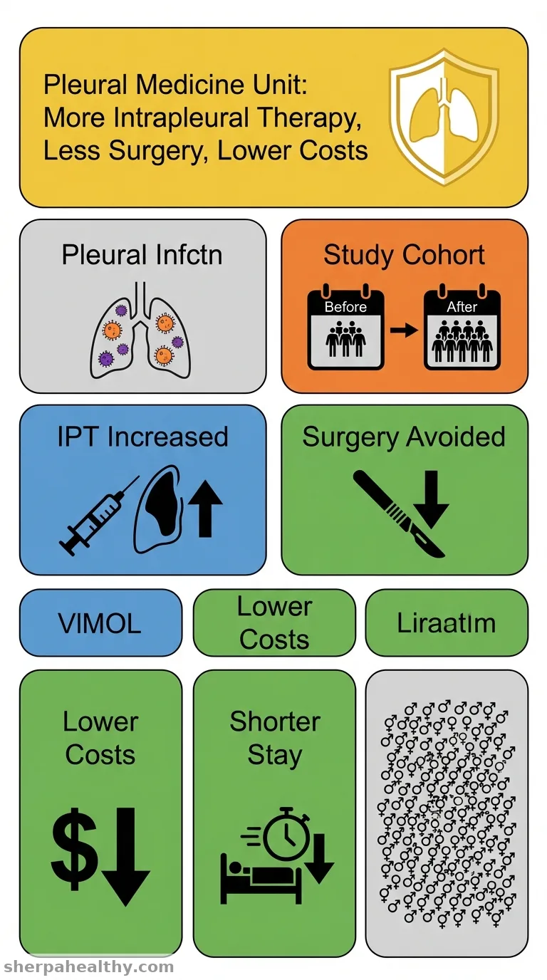 Impact of a specialised pleural medicine unit in the management of pleural infection.