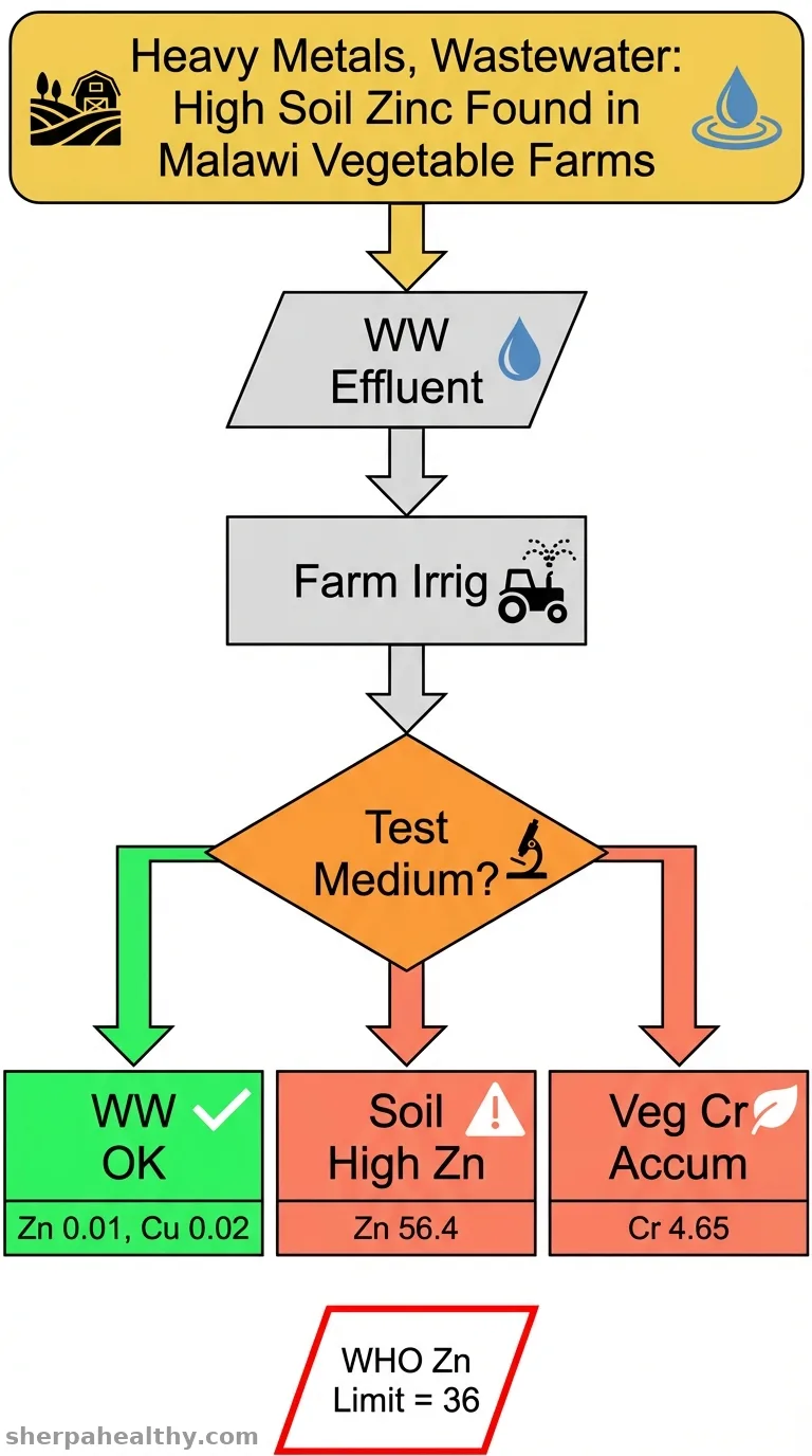 Assessment of Heavy Metal Accumulation in Wastewater-Receiving Soil-Exotic and Indigenous Vegetable Systems and Its Potential Health Risks: A Case Study from Blantyre, Malawi.
