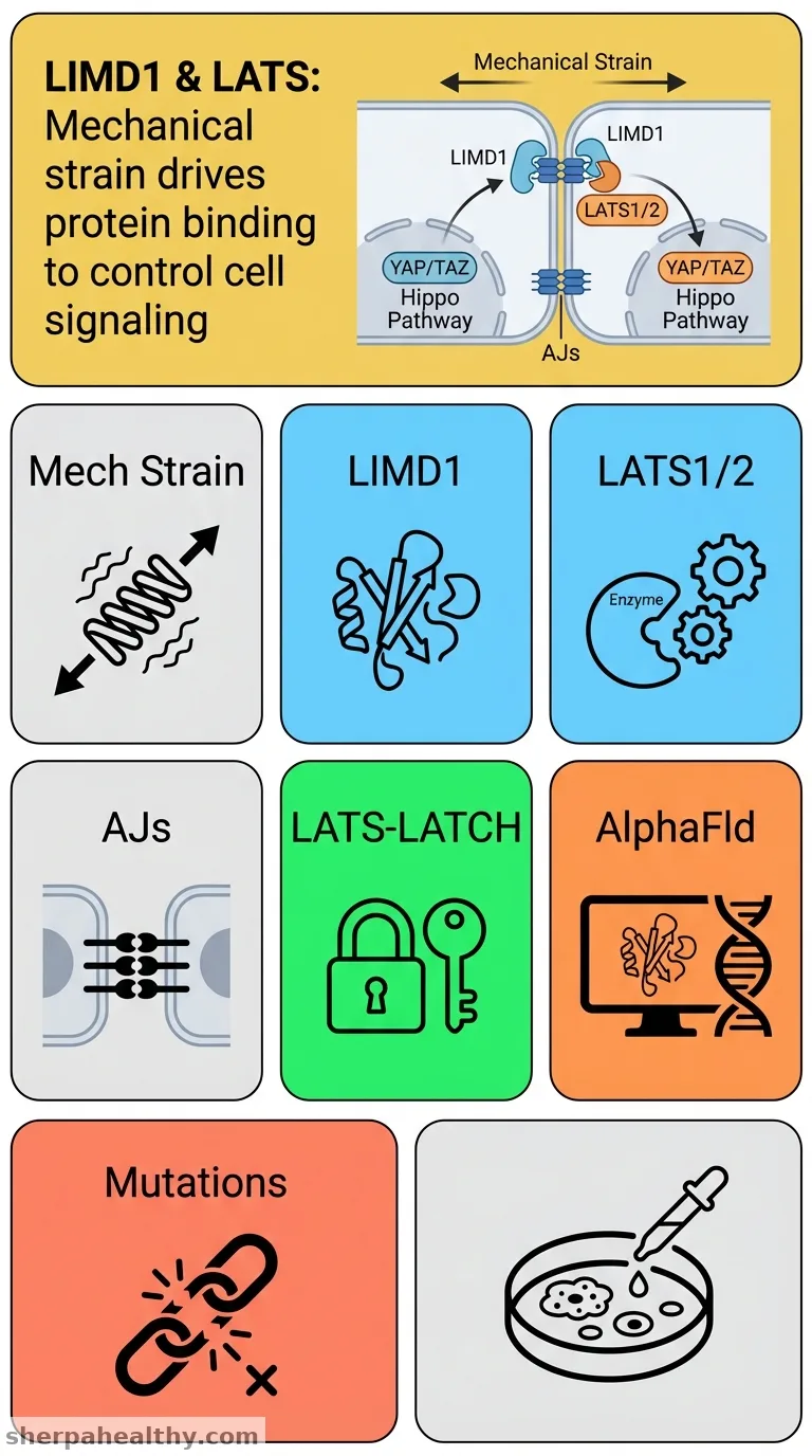 Regulation of tension-dependent localization of LATS1 and LATS2 to adherens junctions.