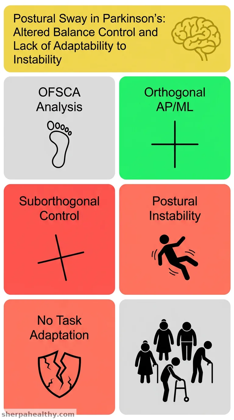 Spatial variability and directional shifts in postural control in Parkinson's disease.
