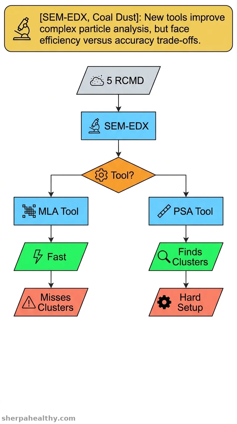 Evaluation of advanced SEM-EDX tools for classification of complex particles in respirable dust.