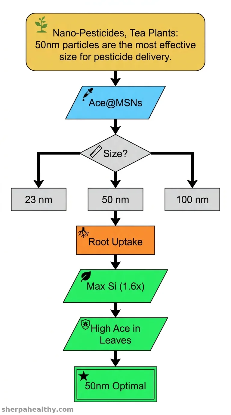 The impact of nano-silica carrier particle size on the translocation and metabolism of acetamiprid in tea plants.