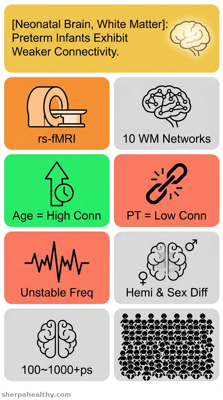 Developmental patterns of white matter functional networks in neonates.