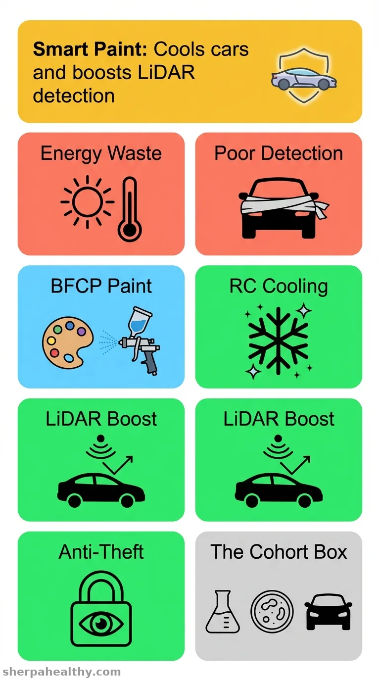 Dual-Function Ceramic Pigments for Energy-Efficient and Secure Autonomous Vehicles.