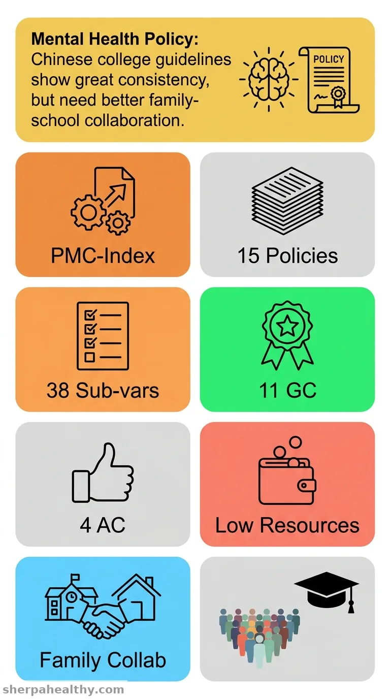 Exploring the mental health education policies of Chinese college students: based on policy text analysis and PMC-Index model.