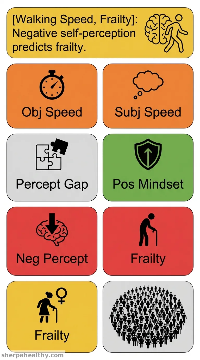 Association of self-perception and perception gap in walking speed with frailty: The Otassha study.