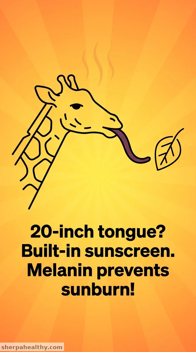 Giraffes Have Weird Dark Purple Tongues, But They Are Not The Only Ones