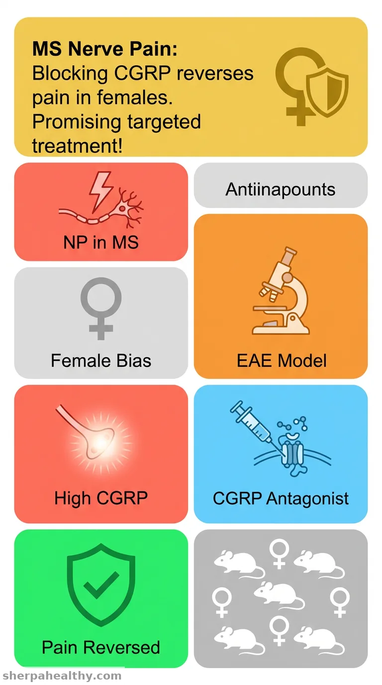 Sex-specific involvement of calcitonin gene-related peptide signaling for pain in experimental autoimmune encephalomyelitis.