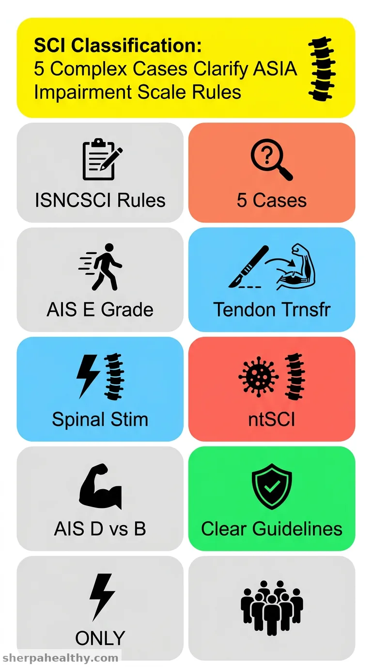 International Standards for Neurological Classification of Spinal Cord Injury: Classification Questions and Cases.