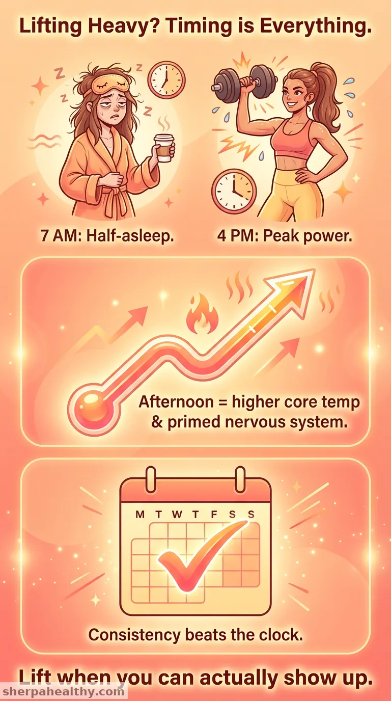 Is There a Best Time of Day to Lift Heavy, According to Science?