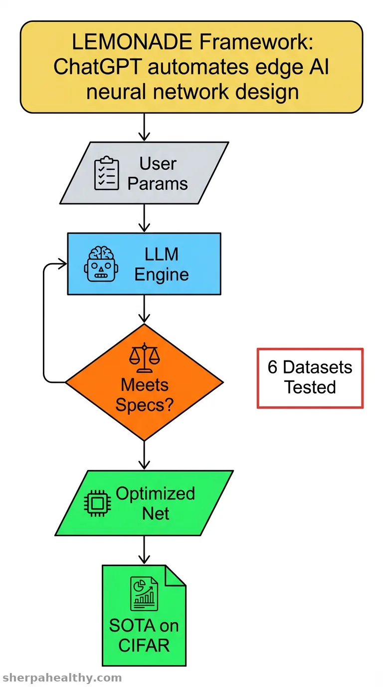 An automated multi parameter neural architecture discovery framework using ChatGPT in the backend.