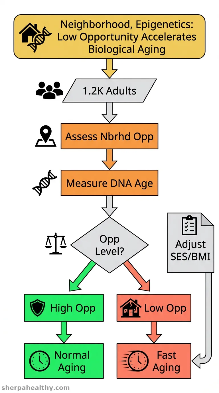 Neighborhood Opportunity and Biological Aging: Results From the Midlife in the United States.