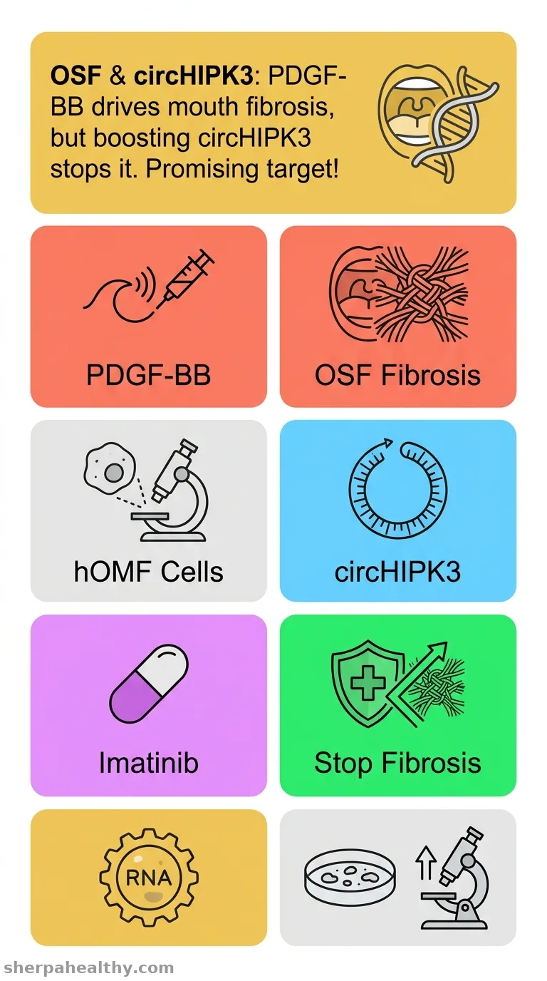 PDGF-BB promotes oral submucosal fibrosis by driving phenotypic transformation and autophagy in oral mucosal fibroblasts through downregulation of circHIPK3.